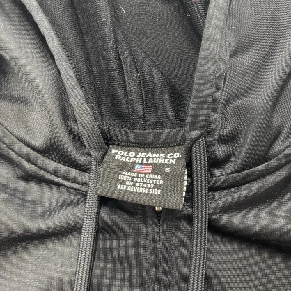 Polo Jeans‎ Co. Ralph Lauren Big Kids Full Zip Sweatshirt Hoodie Black Red Sz Sm